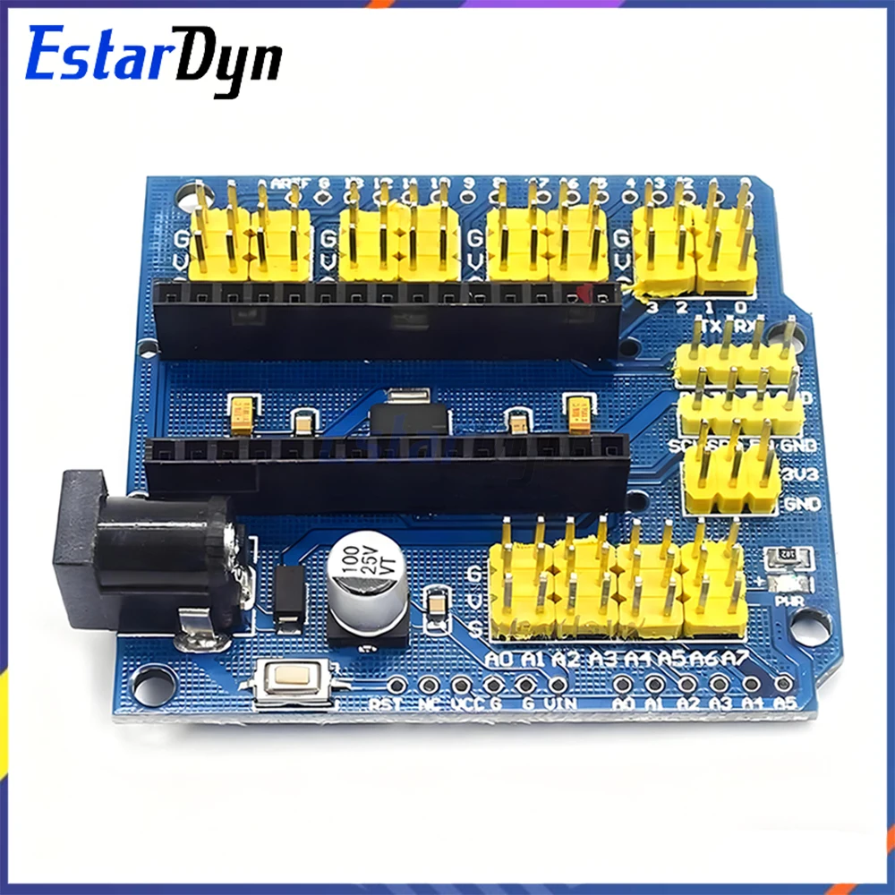 NANO V3.0 UNO Prototype Shield, Multi-Purpose Expansion Board Adapter with Breadboard for DIY Projects