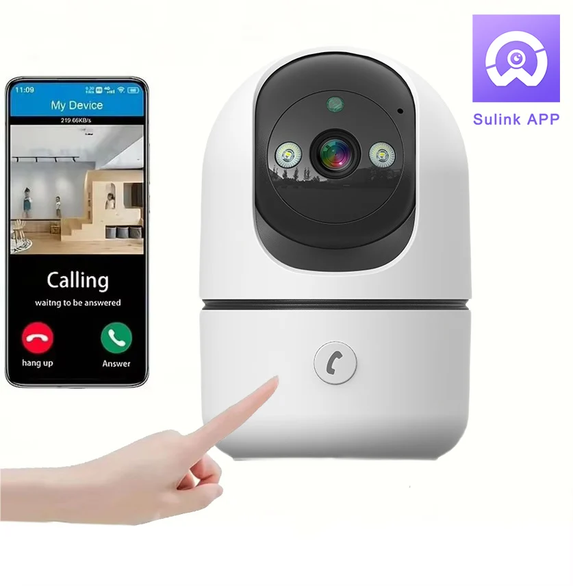 4MP HD 5G WiFi PTZ Camera Auto Tracking Cry Detector Home Indoor Security CCTV Surveillance Cameras Baby Monitor