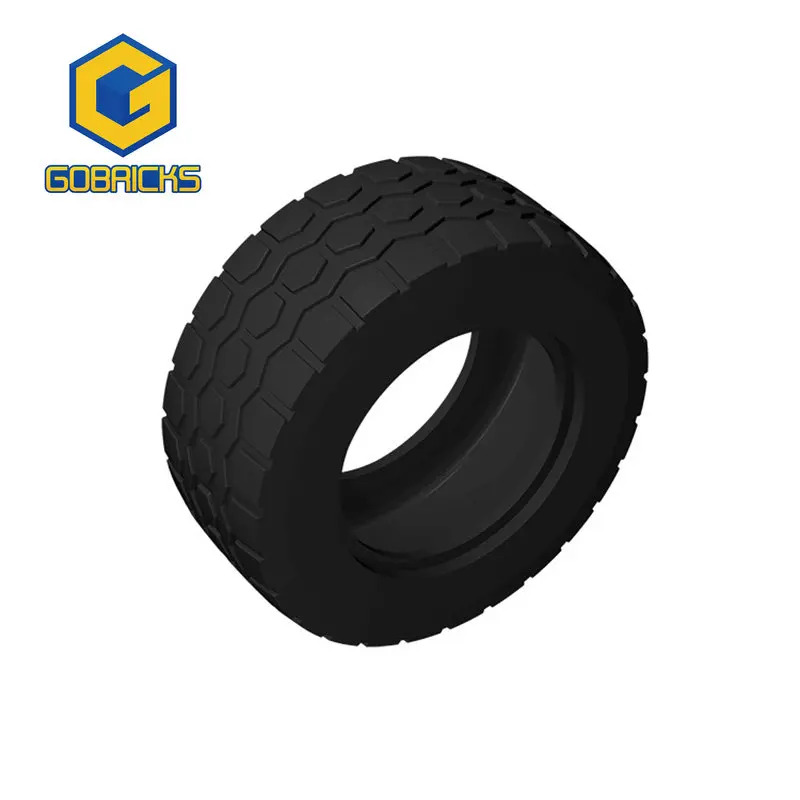 Gobricks 1PCS Tire 49.5 x 20 compatible with 15413 children's toys gifts Assembles Building Blocks Technical DIY Bricks Toy