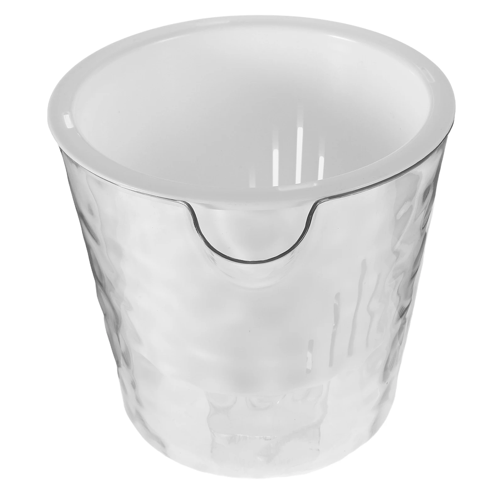 

Clear Self Watering Planter Plastic Flower Pot Hydroponic Planter Transparent Automatic Watering Planters Home Supplies Glacier