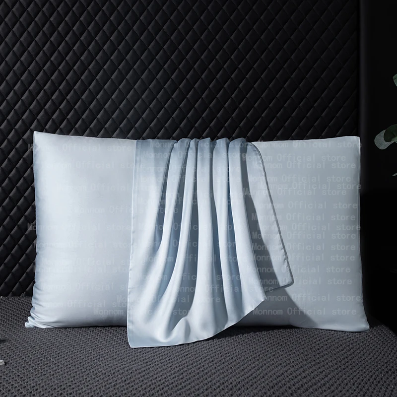 Natural Mulberry Silk Pillowcase Silk Pillow case Solid Color Multi-Size Pillowcase 40x60cm 50x90cm