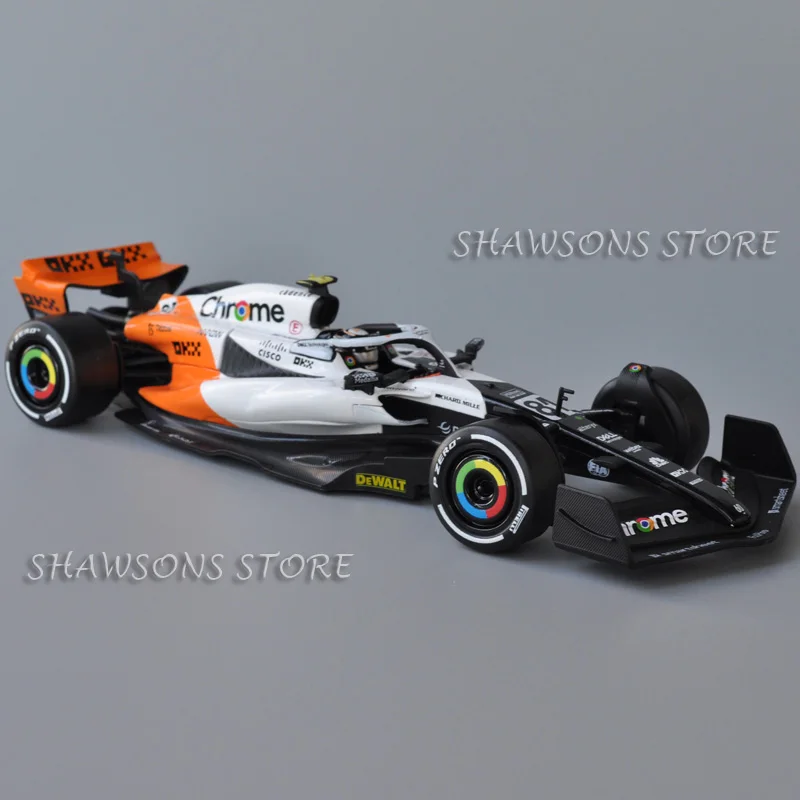 1:24 Scale Diecast Model Racing Car Toy McLaren MCL60 Miniature Replica Collectible