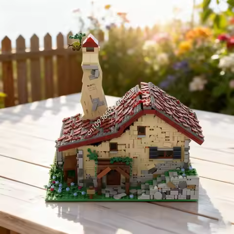 1648pcs MOC Link S House The Legend Zelda Modulared Model Building Toys Blocks Assemble Christmas Gifts DIY Idea Education Brick