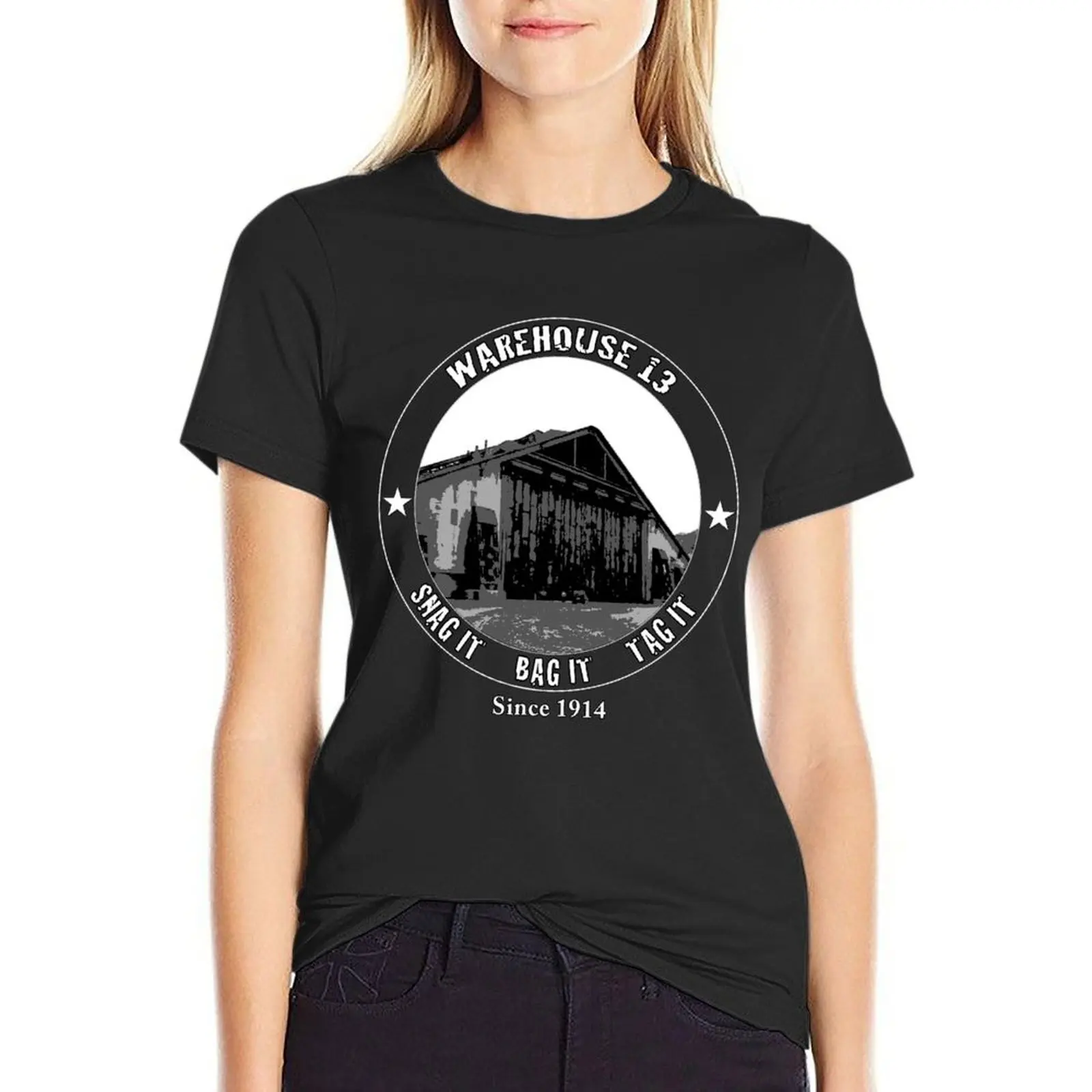 Warehouse 13 T-Shirt vintage vintage clothes cropped t shirts for Women