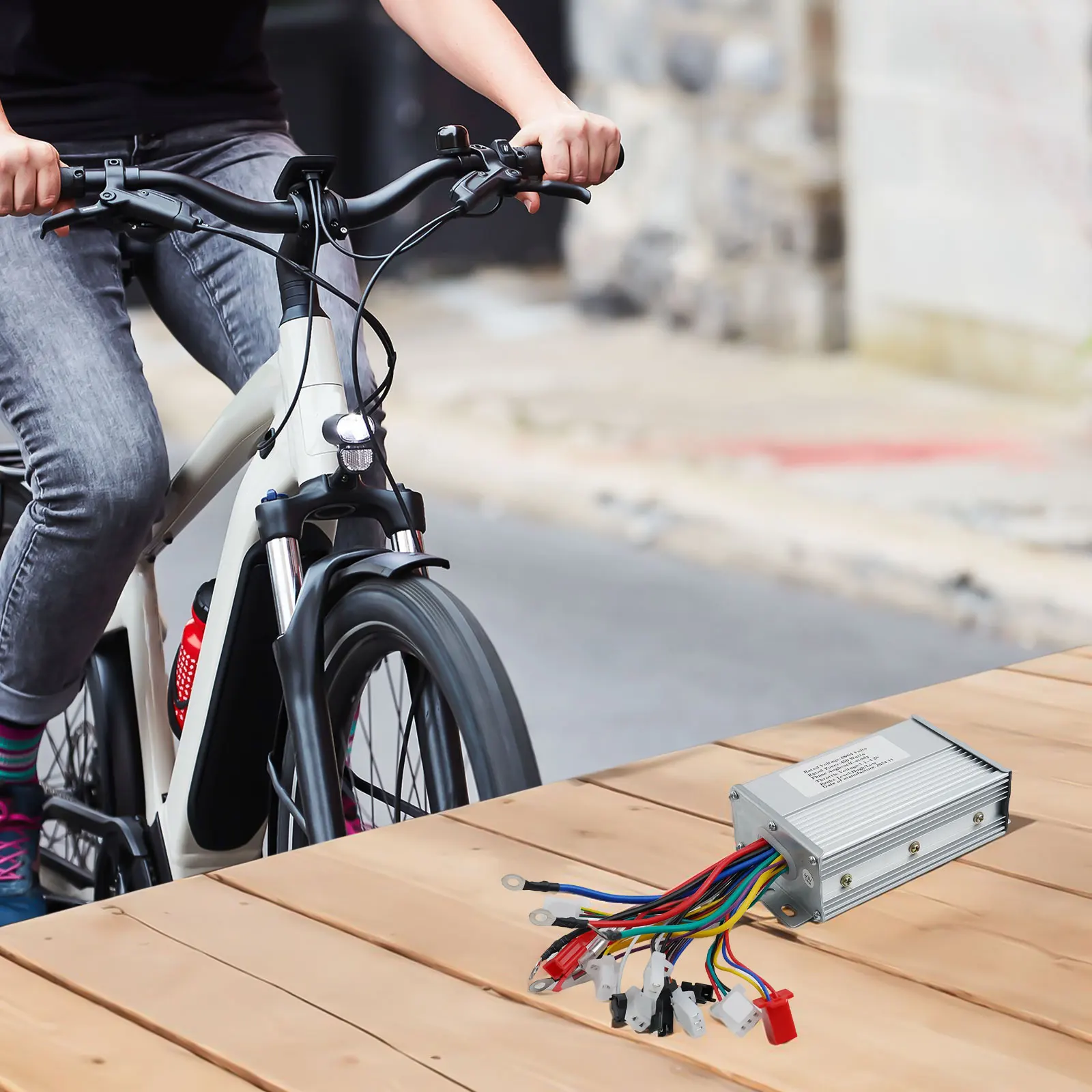 ل Ebike سبائك الألومنيوم تحكم فرش السيارات تحكم Ebike ترقية 450 واط الحماية الزائدة الحرارية
