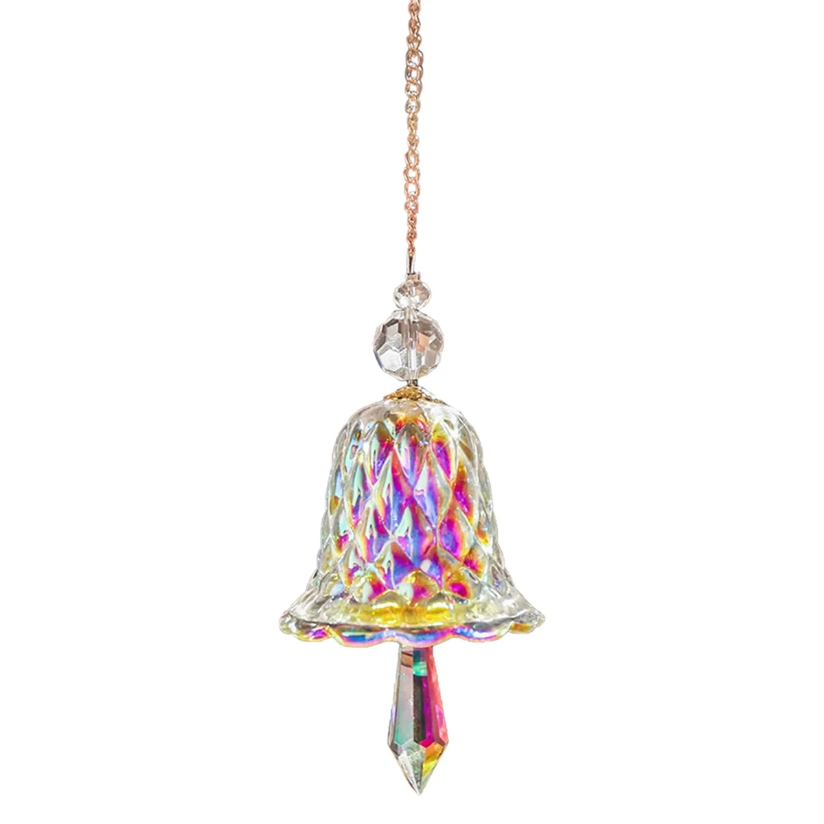 Stained Glass Window Hanging Crystal Bell Chimes Crystal Decor Room Decor Aesthetic Cute Room Decor Hanging Decor