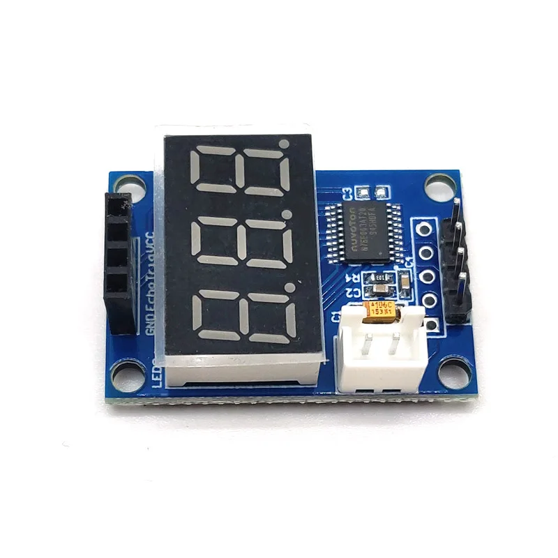 Ultrasonic Ranging Module HC-SR04 Test Board Serial Port Output Digital Tube Display Rangefinder