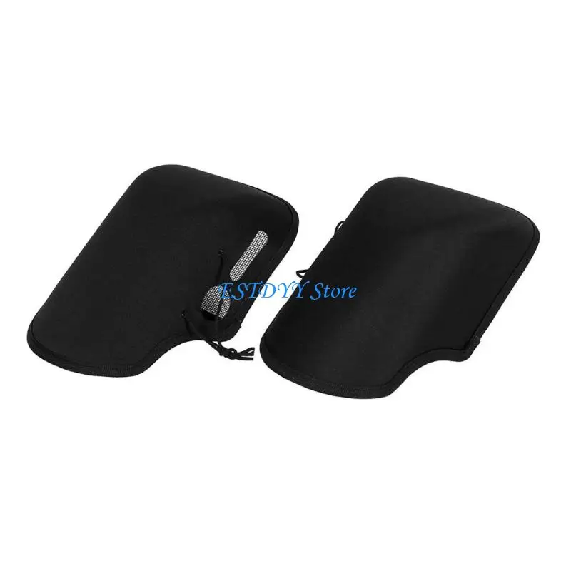 

G6DE 1pair Full Coverage Bike Gloves Heat Resistant Flexible Sweat Absorbent Gloves for Daily Commuters