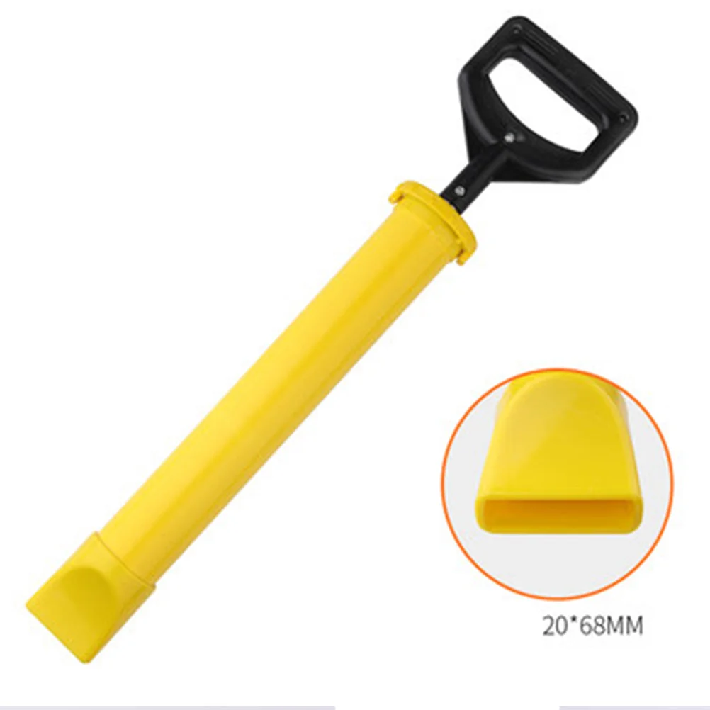 1pc Multifunktionale Kartuschenpistole Verfugen Werkzeug 5 Austauschbare Köpfe Für Zement Verlegung Gebogene Spitze Design Langlebig Kunststoff Griff