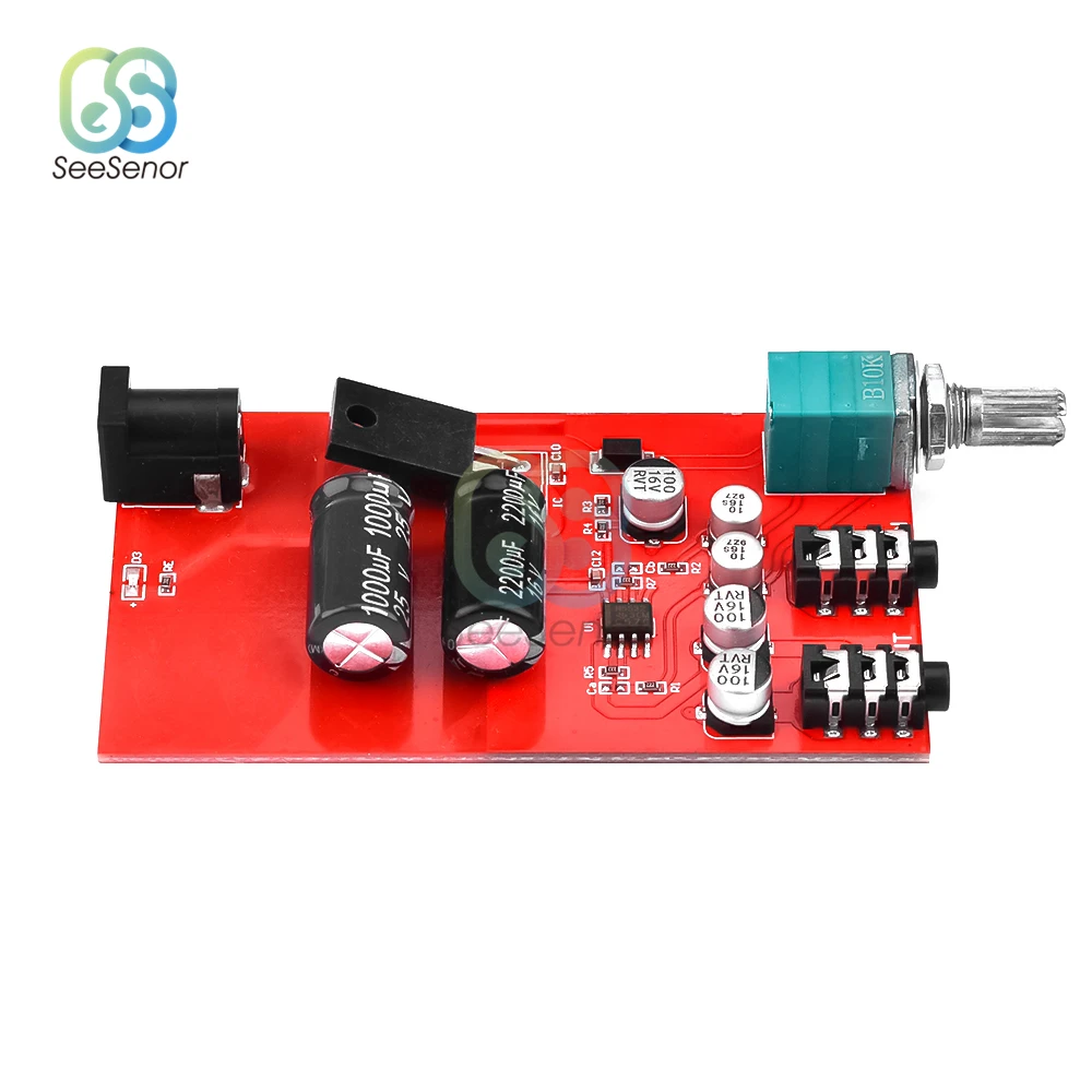 NE5532 Audio Signal Preamp Preamplifier Power Amplifier Board Volume Tone Control Pre AMP Board for Home Theater Speaker DIY