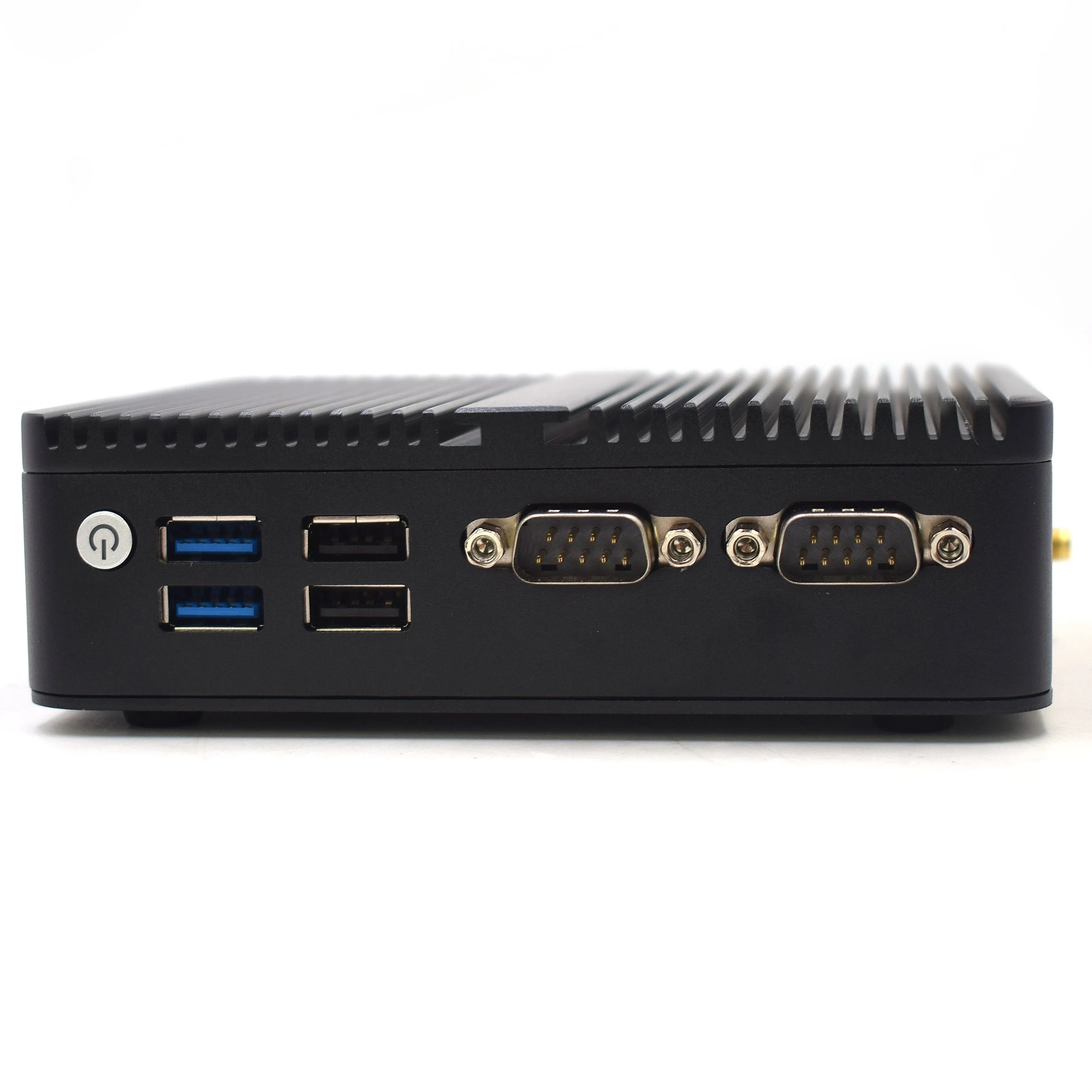 Intel Pentium Silver J5005 HYSTOU H3 Industrial Fanless Mini PC Dual Gigabit Ethernet HD VGA WiFi Win10/11 Linux DIN RAIL