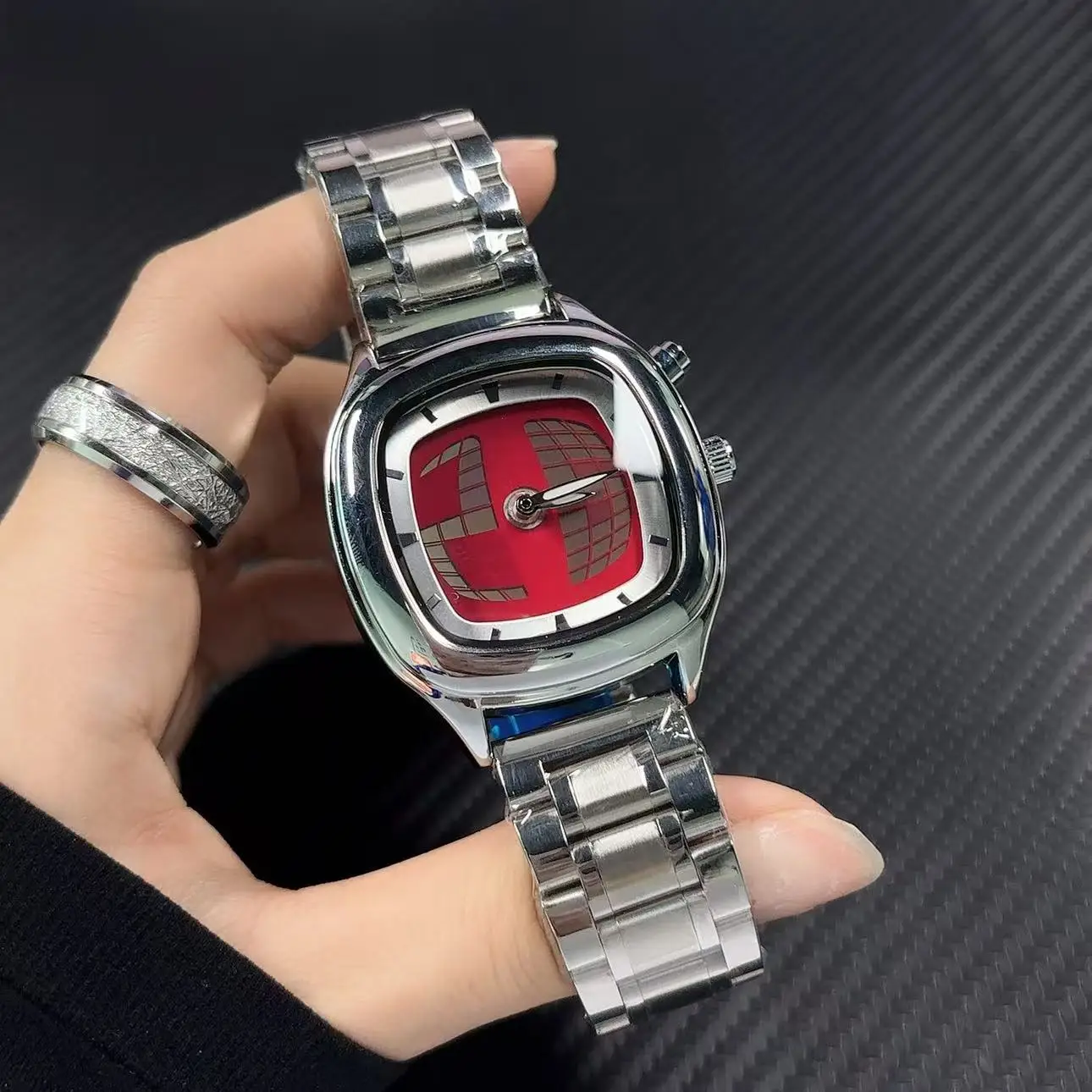 The Millennium Retro Style Men's Watch Quartz Watch 30m Waterproof Stainless High Quality WristWatch for Men Y2K Delivery Agent