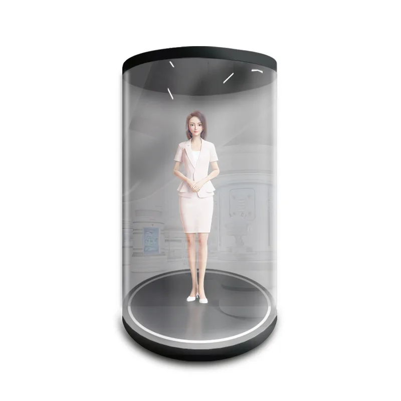 AI digitTechnology Museum Exhibition Hall Library Intelligent voice dialogue interactive all-in-one machine 3D holographic cabin