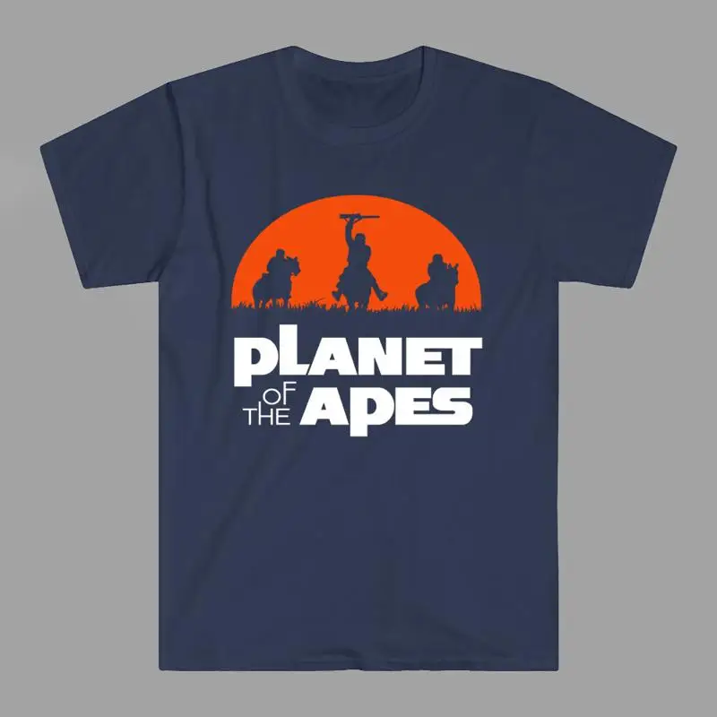Мужская темно-синяя футболка Planet Of The Apes Ansa Mission Icarus