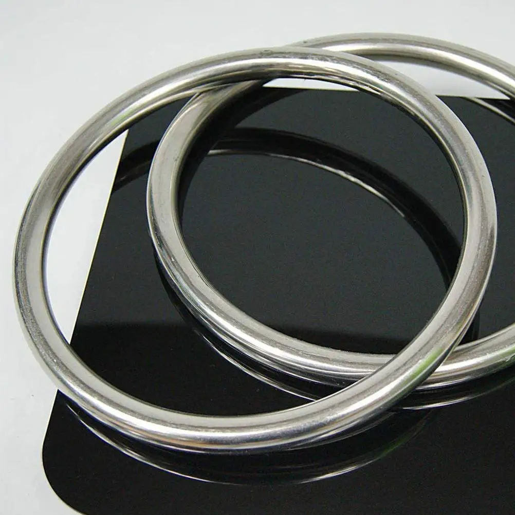 1Pcs Creative Stainless Steel Training Ring for Wing Arm Strength Exercise Fitness Grip Ring Rust Resistant Smooth Finish
