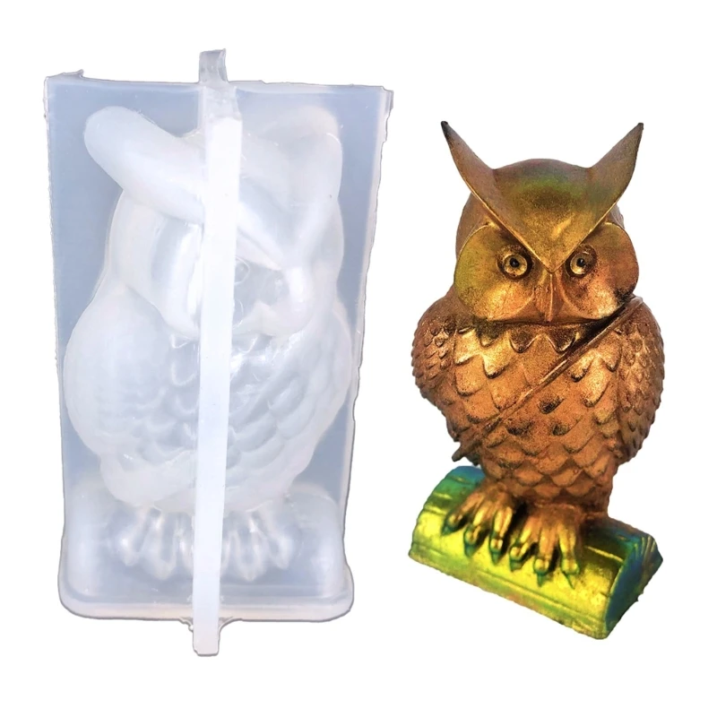 Owl Silicone Mold Reusable Figure Scented Mold Mold