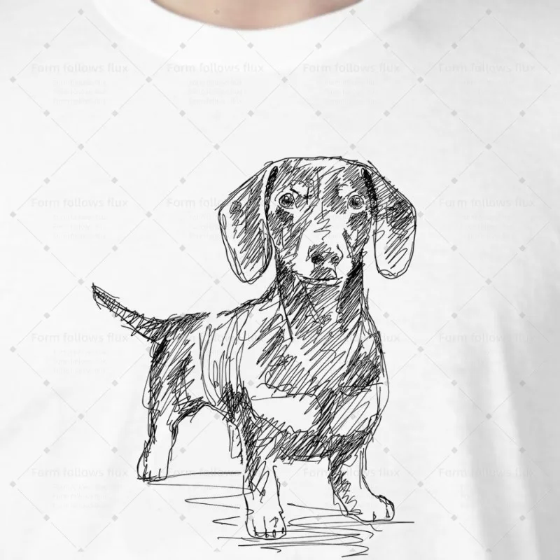 

2026 men T-Shirt Hoodie Dachshund Dogs Hand Drawn Comic style Unisex S-6XL Plus Size Friendly