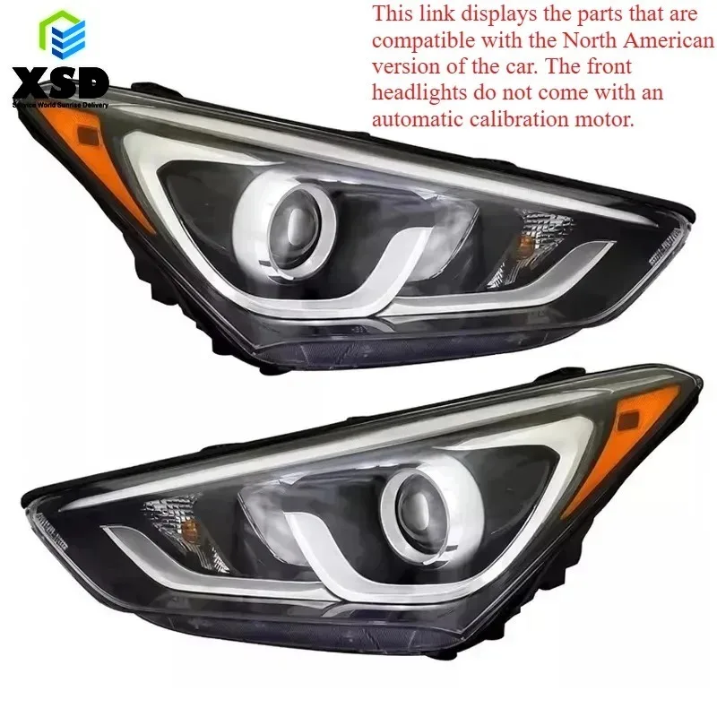 921014Z500 92102-4Z500 Headlight Assembly for Hyundai Santa Fe Sport 2017-2018