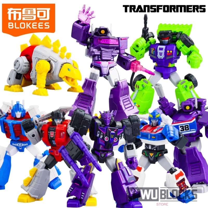 BLOKEES Blocos de Construção Transformadores GALAXY Versão Megatron Ornamentos Optimus Prime Brinquedo Móvel Modelo de Emenda Presente