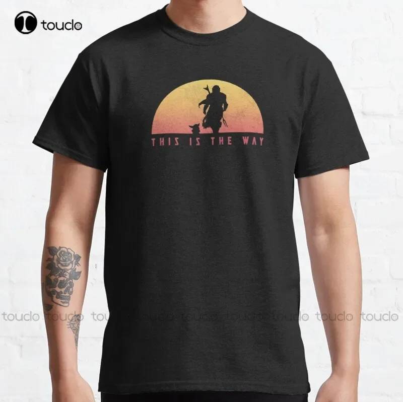 New This Is The Way Sunset Classic T-Shirt Cotton Tee Shirt S-5Xl T Shirt green t shirt Unisex