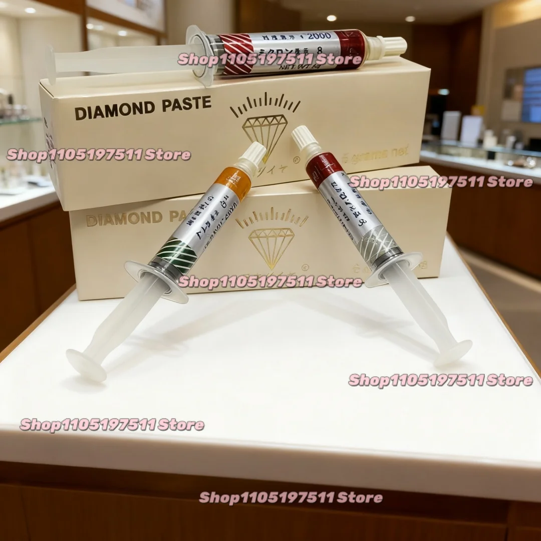 5g Diamond Compound Paste Polishing Lapping Paste Grades for Mold Die Jewelry Ceramic Jade Glass Mirror Polishing