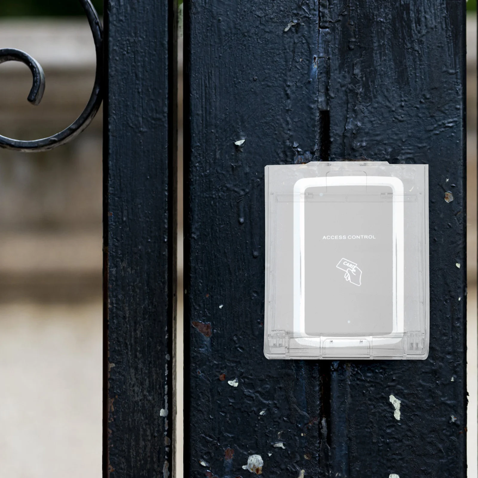 Doorbell Cover Waterproof Transparent For Outdoor Door Access Fingerprint Device Rainproof Dust Snow Resistant Protection Shell