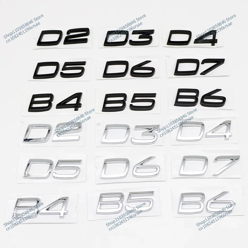 

3D ABS черный, серебристый логотип, эмблема с буквами, значок багажника автомобиля для Volvo XC90 S60 V40 XC60 S80 S40 V70 V50 S90 XC70, наклейка, аксессуары