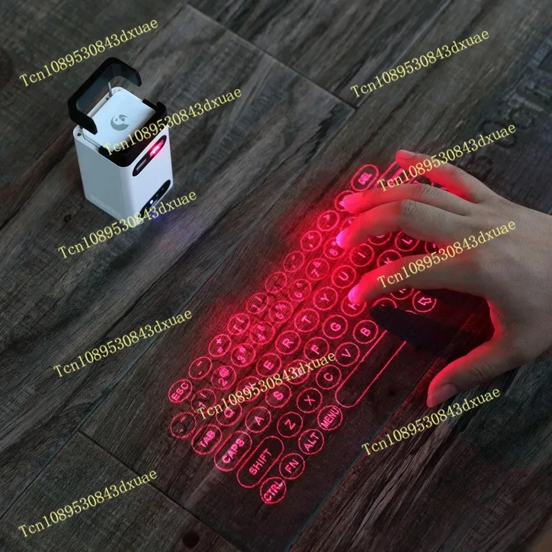 M1/KB560S Portable Mini Touch Keyboard Bluetooth Virtual Laser Keyboard Wireless Projection for Computer Phone Laptop