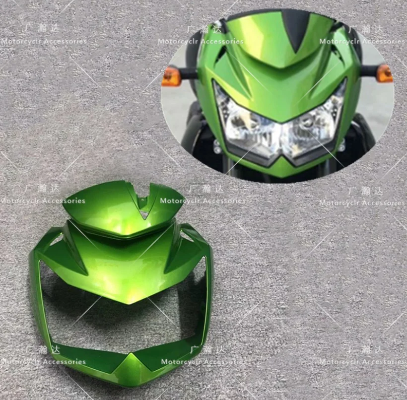 Green Front Head Neck Upper Fairing Cowling Nose Fit For kawasaki Z750 2007-2013