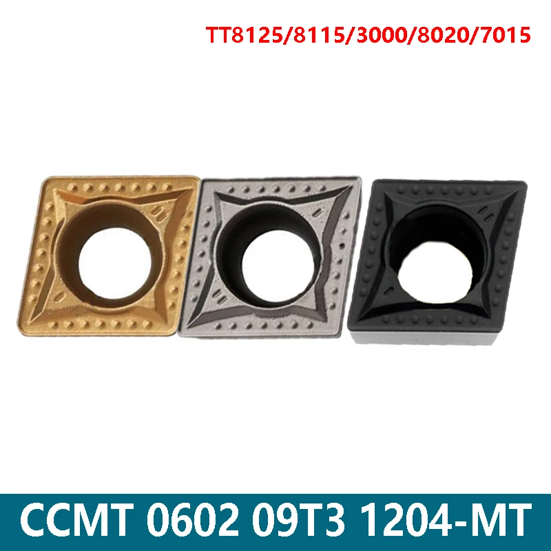 CCMT 060204 CCMT09T304 09T308 CCMT120404 CCMT120408 MT TT8125 TT8115 CT3000 TT5100 TT8020 TT7015 Carbide Inserts Original Cutter