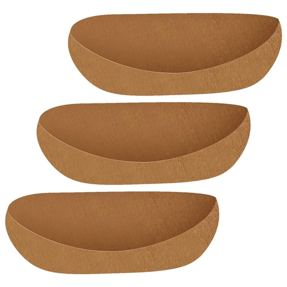 3Pcs Replacement Planter Liners Root-Friendly Water-Retentive Felt Plant Pot Liners Non-Woven Fabric