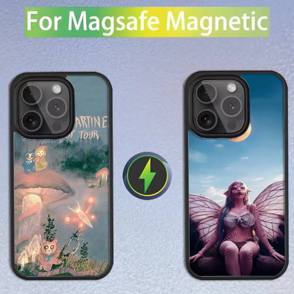 

Girl Singer M-Melanie M-Martinez Phone Case For iPhone 16,15,14,13,12,11,Pro,Max,Plus,Mini,SE Magsafe Magnetic Wireless Charging