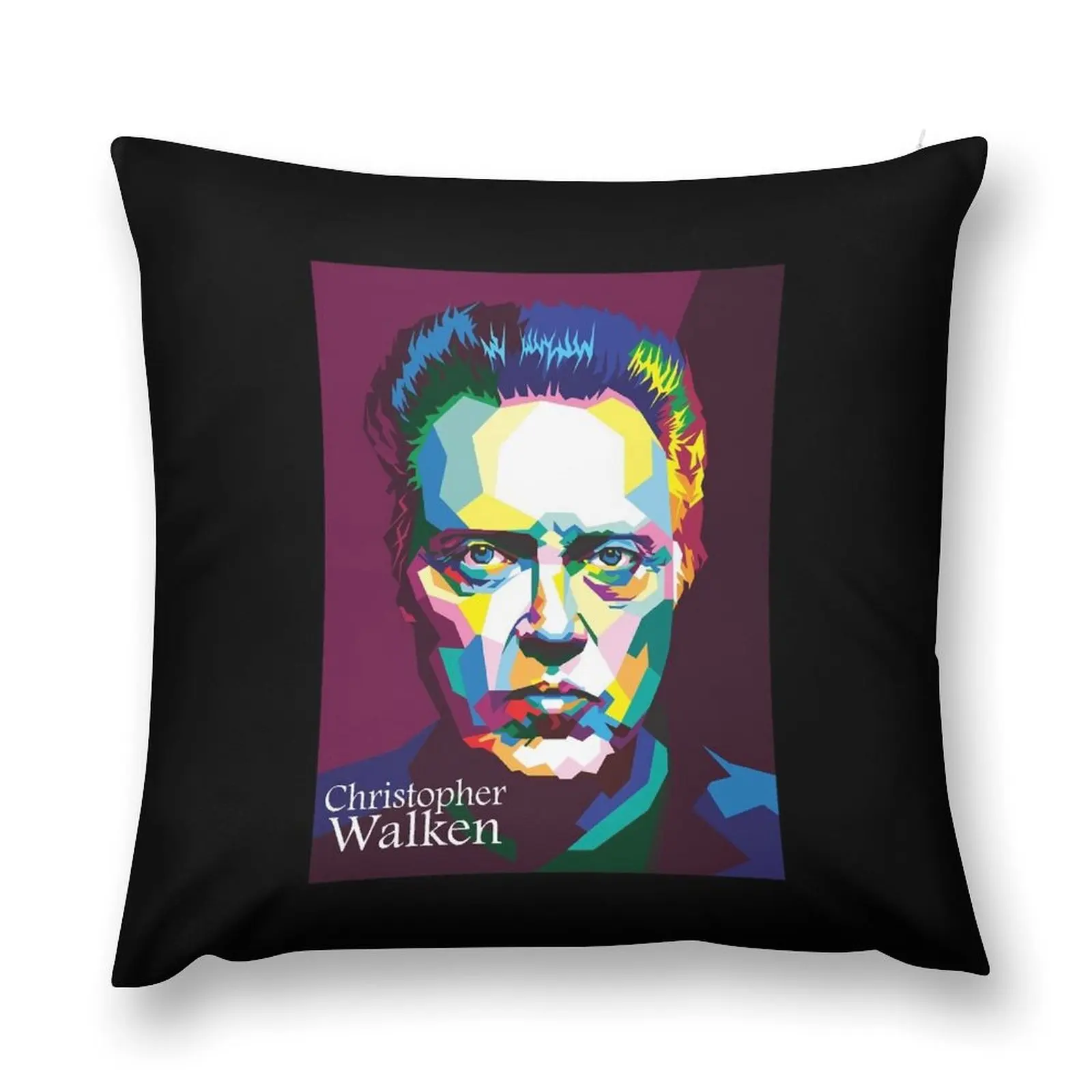 

Vintage Retro Christopher Walken movie On Wpap Premium Scoop Throw Pillow Elastic Cover For Sofa Marble Cushion Cover pillow