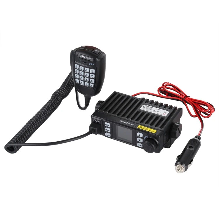 

Hot Selling AnyTone AT-779UV Mobile Radio VHF / UHF Dual Band 200CH 25W FM Mobile Car Radio Walkie Talkie
