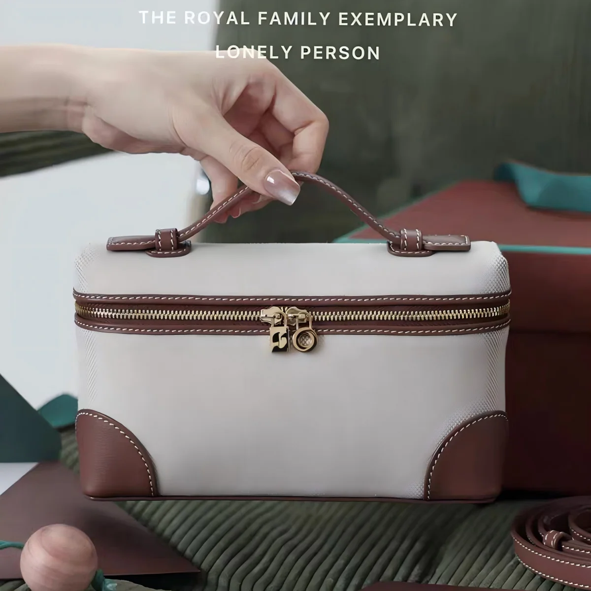 

Женская сумка-ланчбокс, косметичка, ручной работы, из кожи, в стиле пэчворк, роскошная, двойного назначения, элегантная, для поездок на работу, на плечо, через плечо.