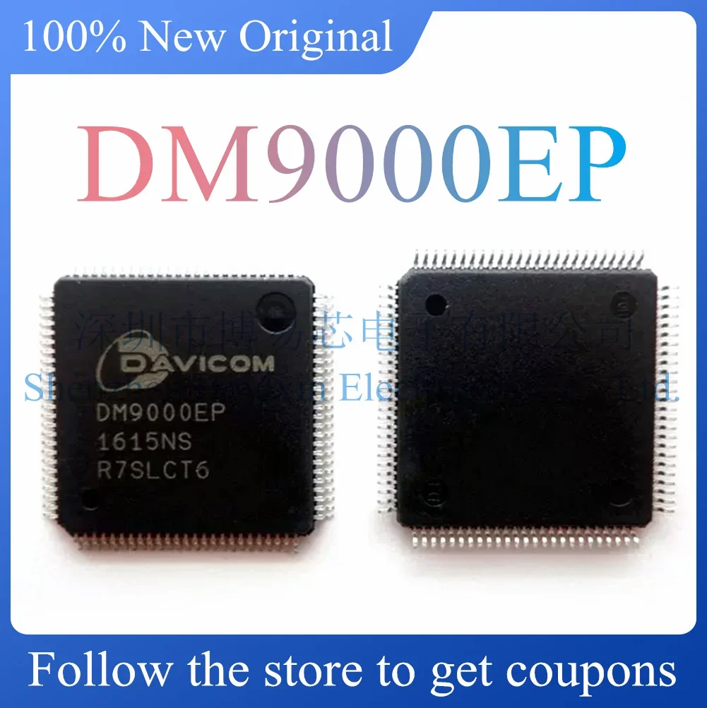 NEW DM9000EP.Original Product.Package LQFP-100