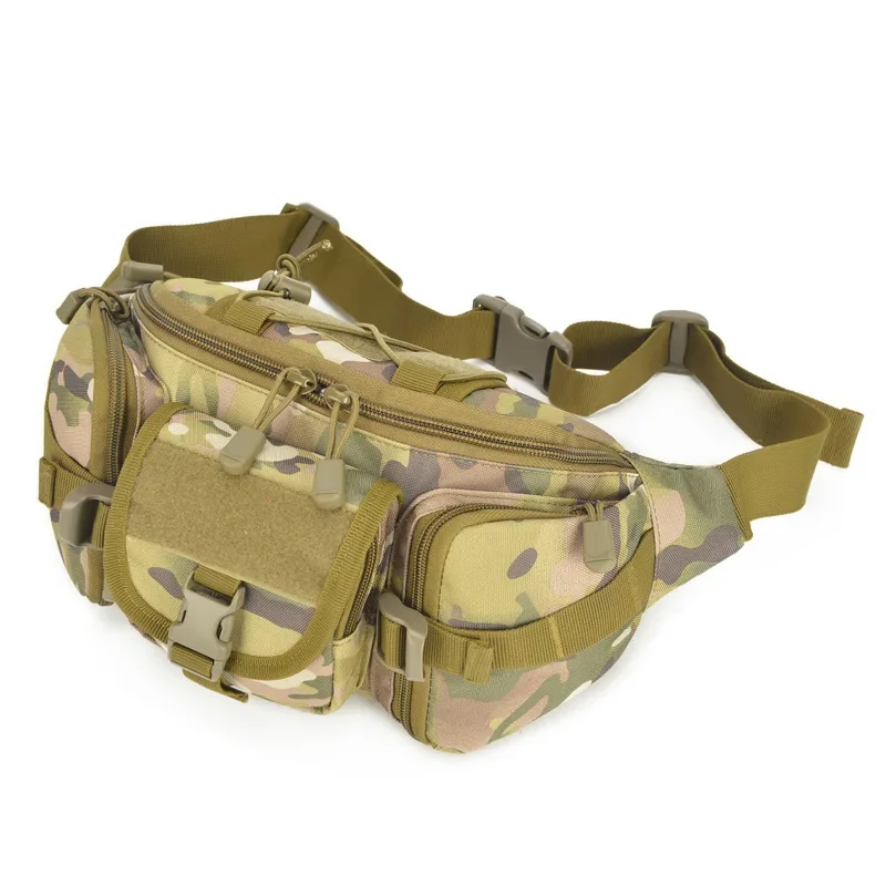 Outdoor casual camouflage multi-functional men's fanny pack