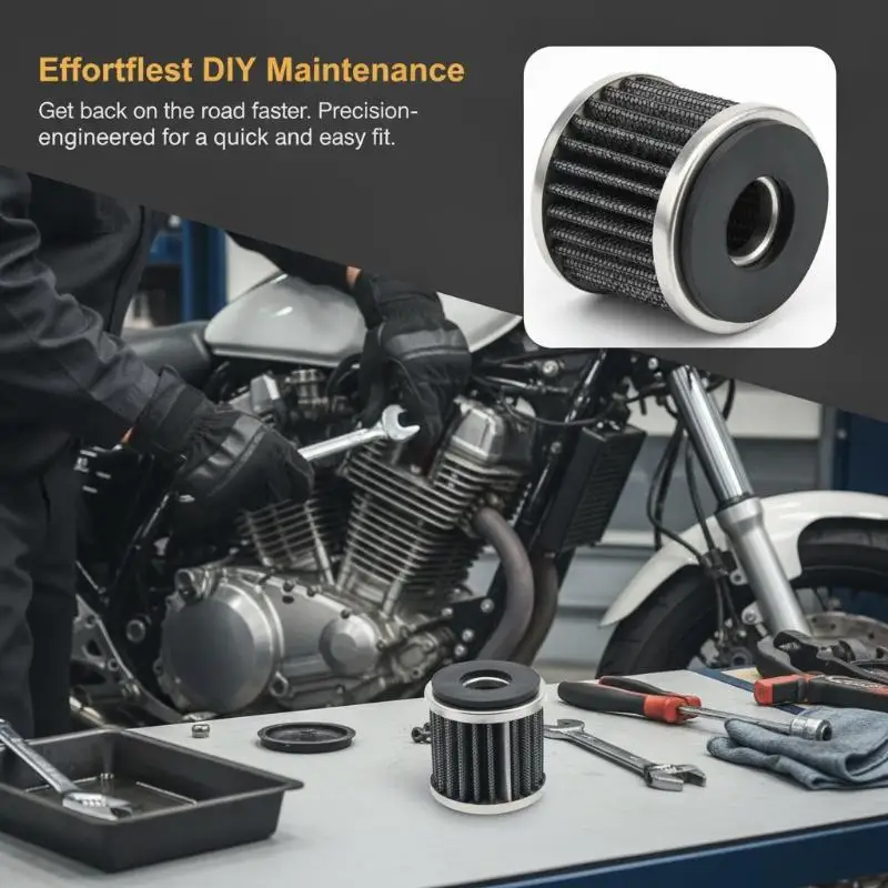 Universal Small Engine Oil Filter Advanced Filtration Technology Leakage Proof For Motorcycle Street Sport Bike Maintenance