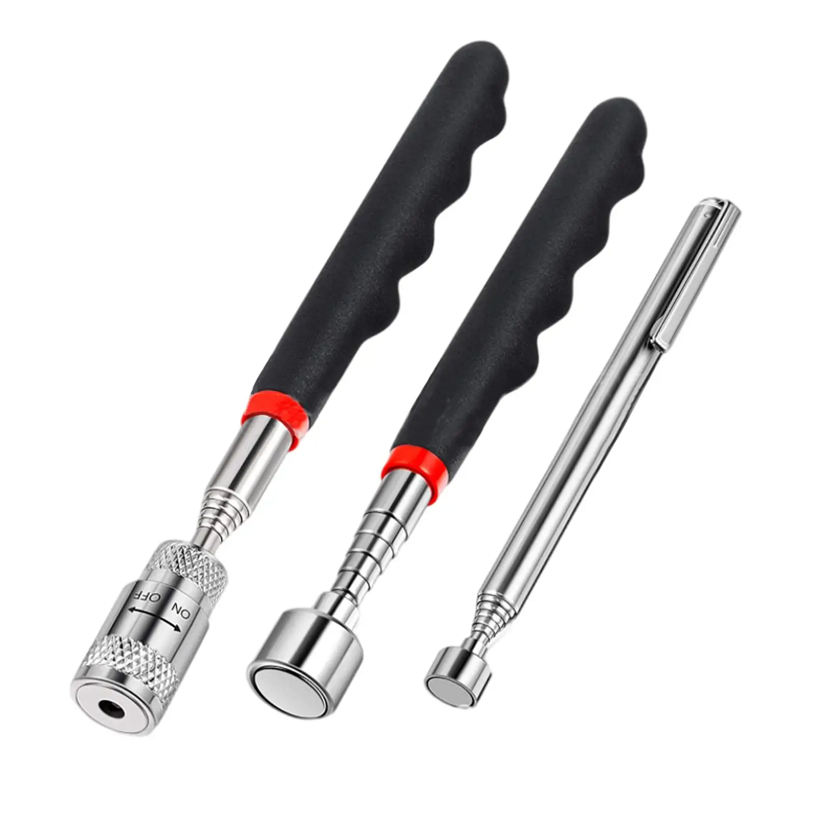 

3Pcs Mini Portable Telescopic Magnetic Magnet Pen Handy Tool Capacity for Picking Up Nut Bolt Extendable Pickup Rod Stick