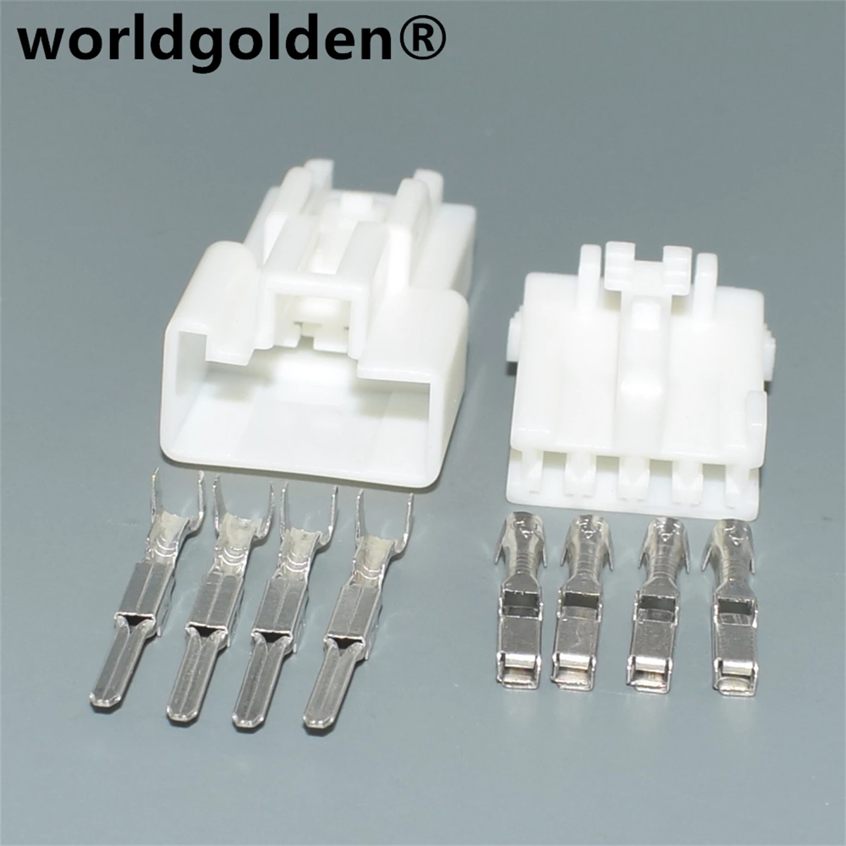 worldgolden 4 Pin Car Horn Power Wire Socket Automotive Plug Connector For Lexus Toyota 7283-1044  90980-11090