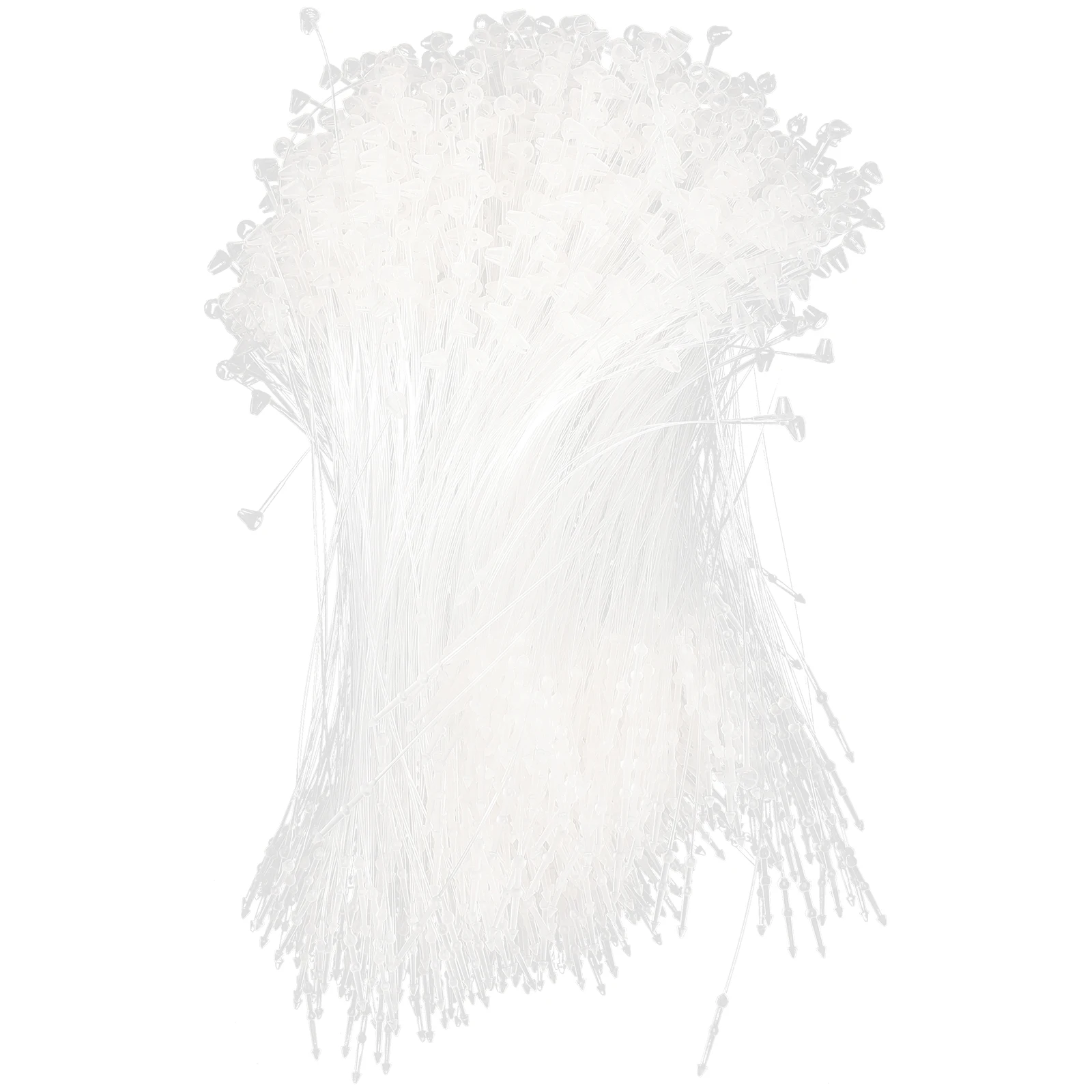 

2pcs 2 Bags Plastic Tag Fasteners Hand-threading Needle Craft Show Hanger Clothing Tags Price Logo Material Content Information