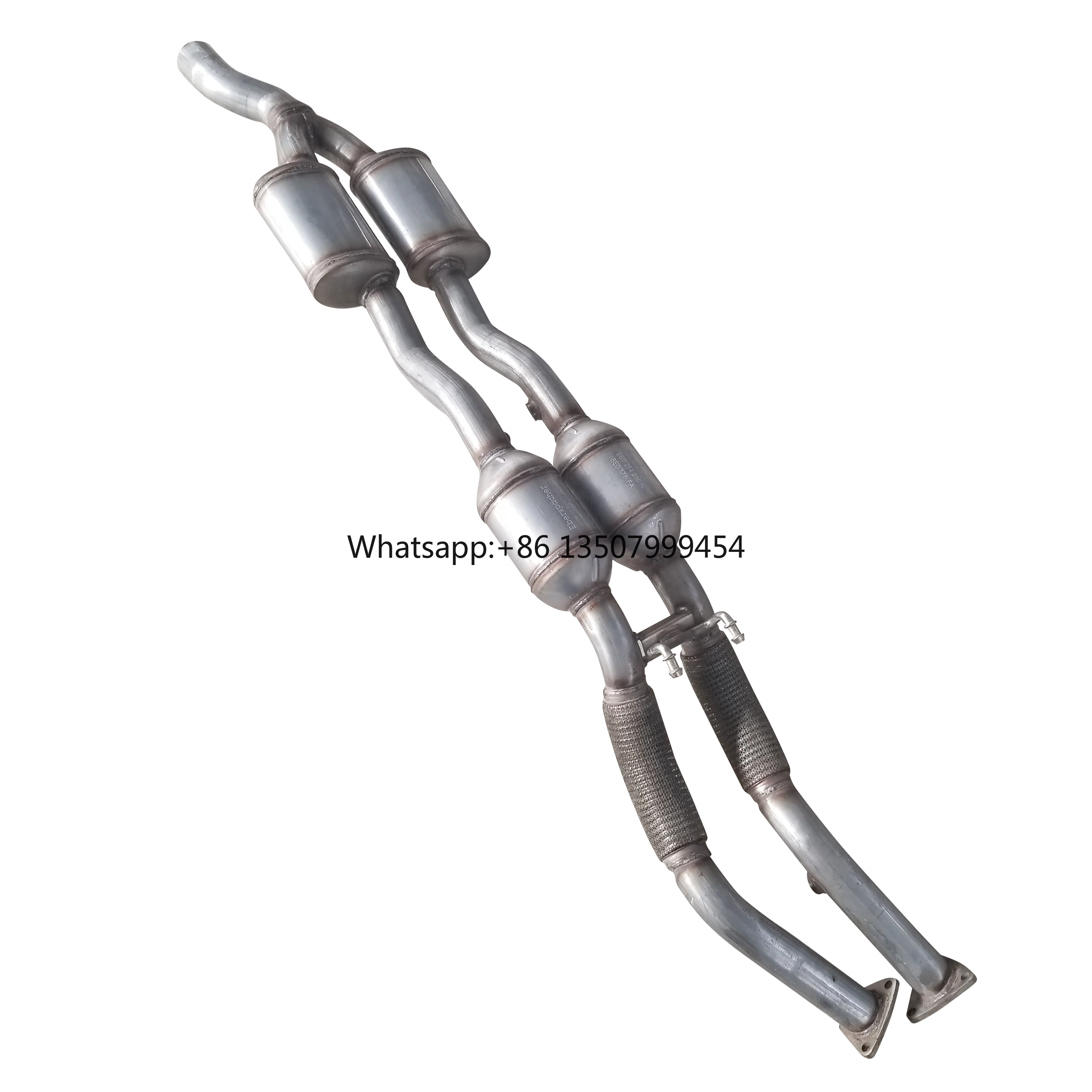 

Three Way Catalytic Converter for 3.0 Turbo Car Exhaust Pipe Rear Position Euro IV Stainless Steel Brand