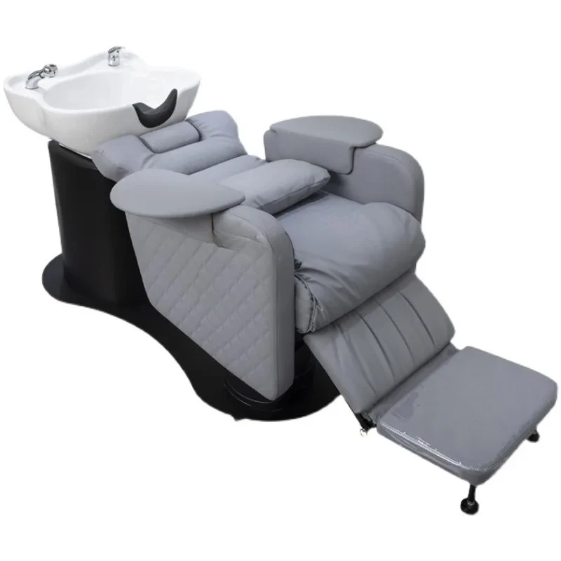 

Electric Lifting Shampoo Chair Hair Salon Rotating Sitting Semi-Full Lying Flushing Bed Washing and Cutting Integrated