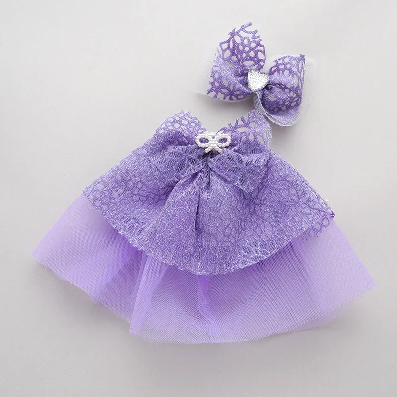 1/8 Bjd 16-17Cm Speelkleding Set Prinsessenjurk Scharnierende Poppenkleding Kinderspeelgoed Accessoires