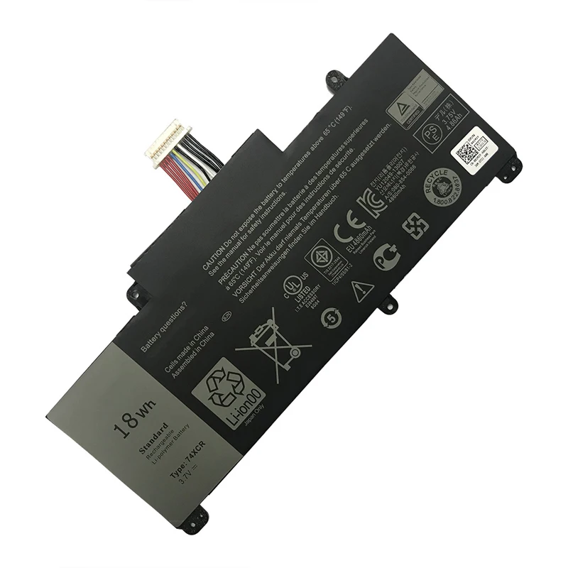 Imagem -02 - Substituição da Bateria do Portátil para Dell Dell Venue Pro 5830 T01d X1m2y Vxgp6 Tablet 3.7v 18wh 4860mah 74xcr 074xcr