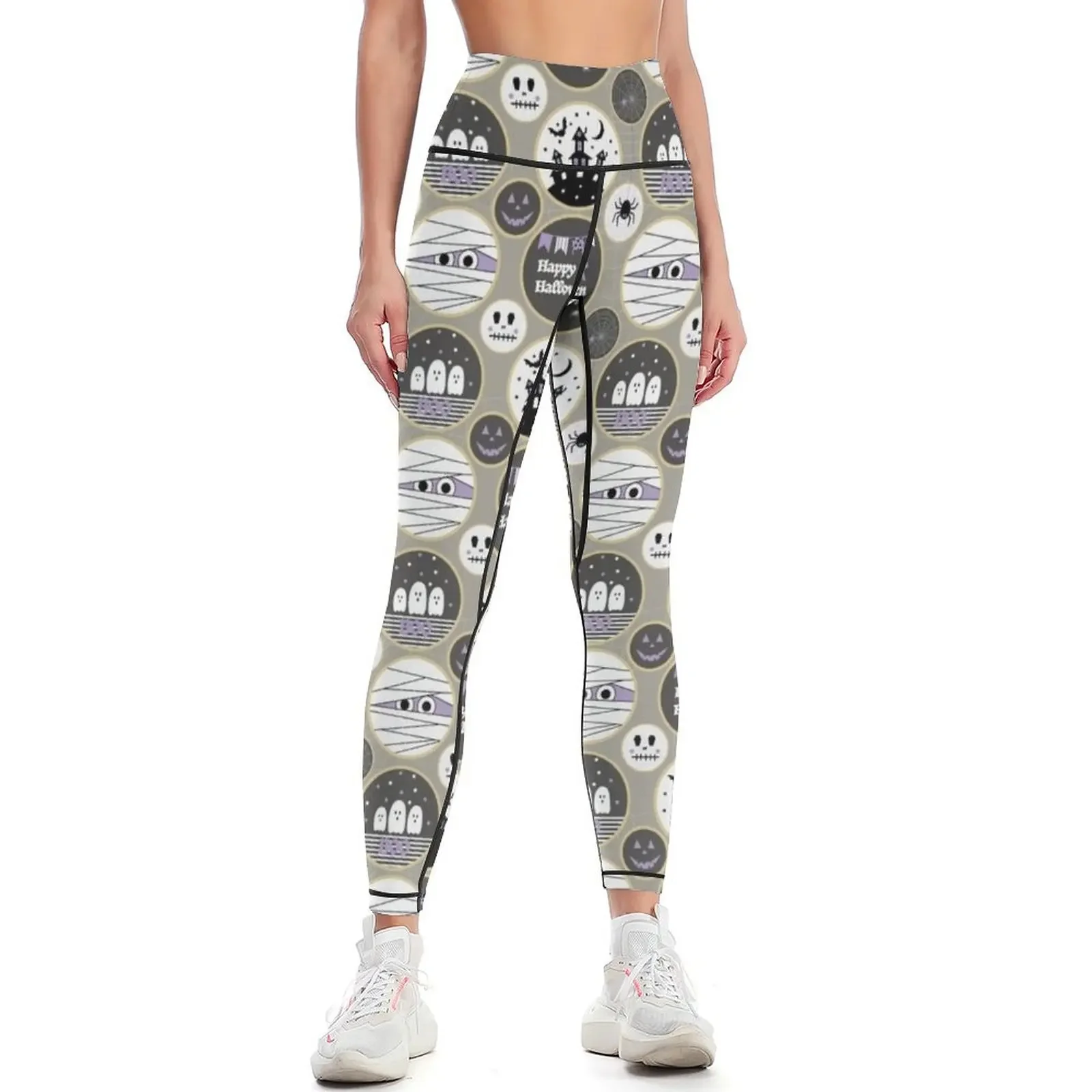 Happy Halloween Leggings ropa deportiva mujer gimnasio 2025 Medias de mujer tenis deportivo para ropa de golf Leggings para mujer