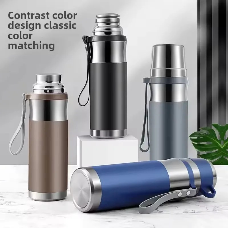 

316 Stainless Steel Insulated Thermos Bottle 500mlL/1000ml Outdoor Travel Coffee Mugs Thermal Vaccum Water Bottle Thermal Mug
