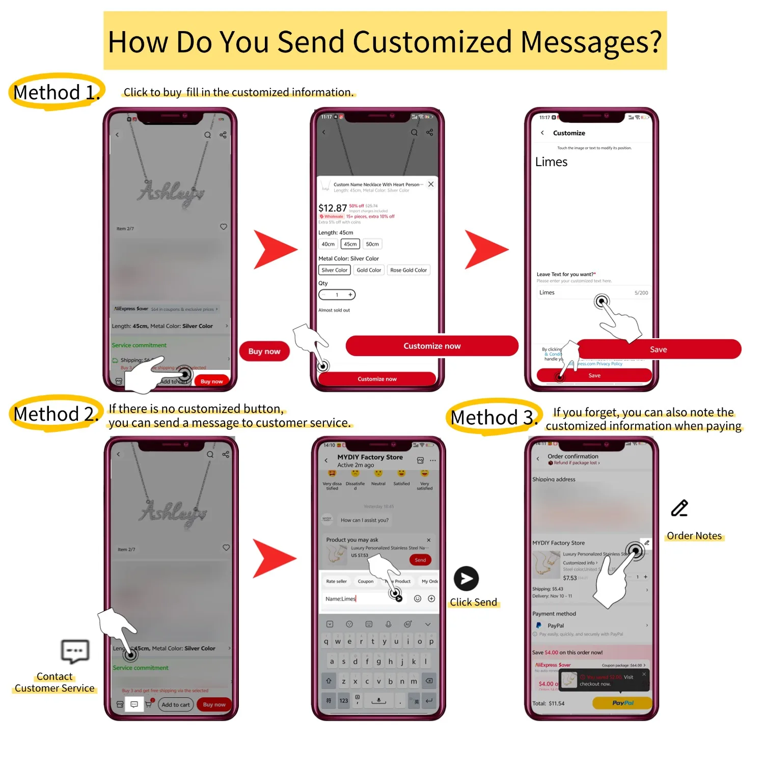 Colgante de corazón personalizado, collar con nombre de dos tonos personalizado, joyería con nombre de acero inoxidable, regalo del Día de San Valentín para novia