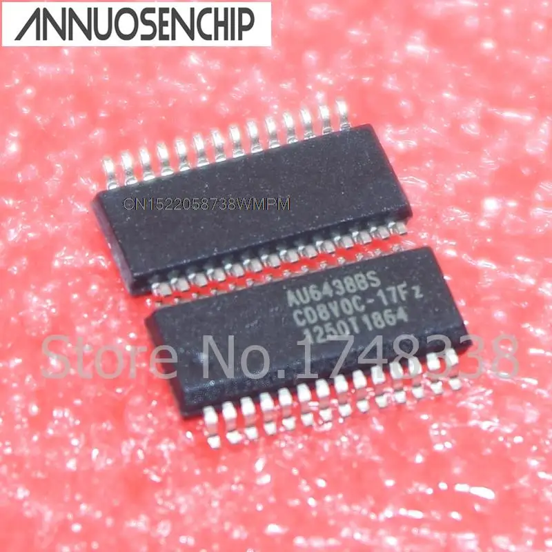 50PCS/lot New and Original SSOP-28 AU6438 best quality  AU6438BS