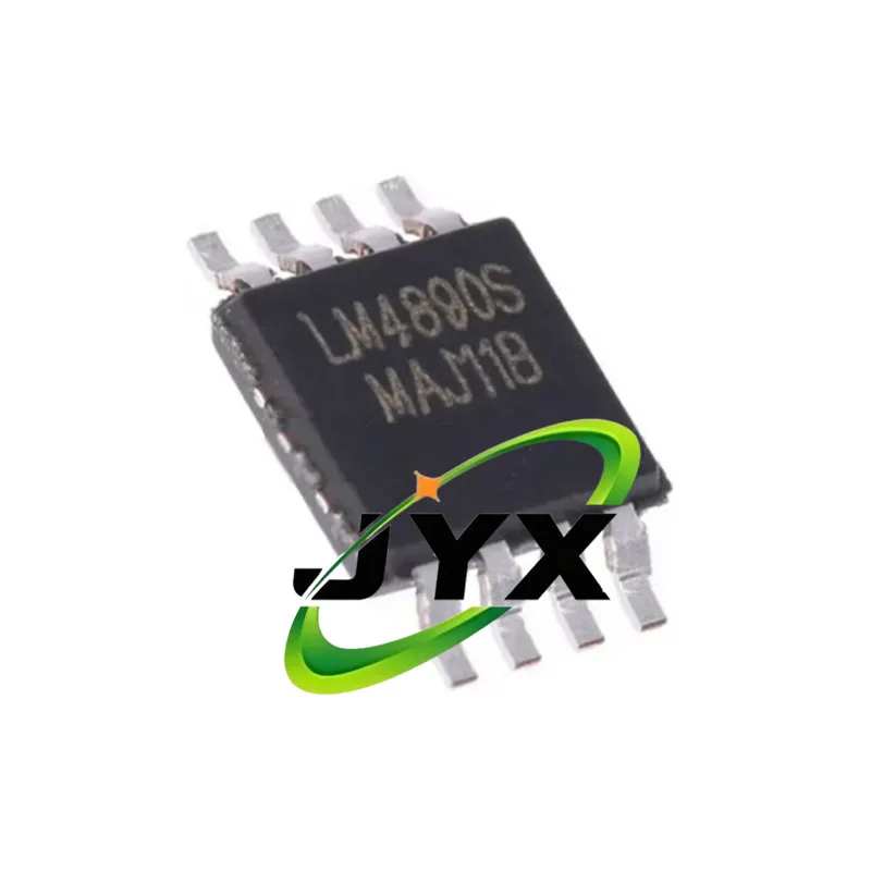 (10piece) LM4890S  FOR MSOP-8 Single-channel 1W BTL audio power amplifier chip